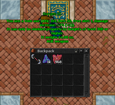 Upgraded item